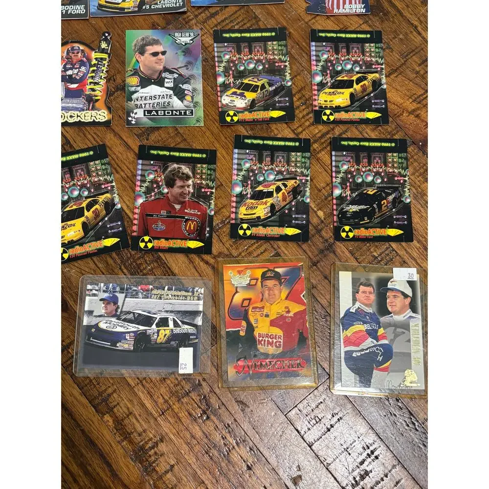 Lot of 25 plus Vintage NASCAR Racing Trading Cards 1990s